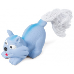 Triol игрушка из латекса Mini Dogs "Котенок с веревкой" для собак мелких пород (75 х 16 5 см ) 