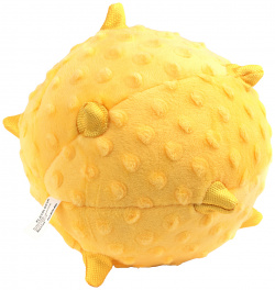 Playology Puppy Sensory Ball сенсорный плюшевый мяч с ароматом курицы (11 см  Желтый)