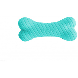 Playology Dual Layer Bone двухслойная жевательная косточка с ароматом арахиса (14 см  Голубой)