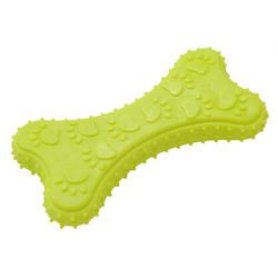 HOMEPET Foam Puppy игрушка для собак косточка с рисунком лапки (10 5 см  Зеленая)