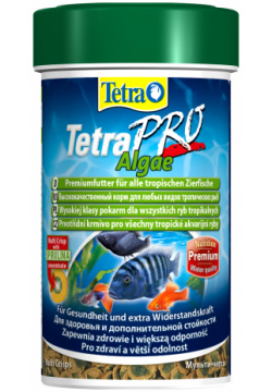 TetraPro Algae (чипсы) для любых видов тропических рыб (250 мл ) TETRA 