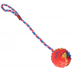 Каскад игрушка "Канат с мячом" для собак (40 см ) Канат мячем
