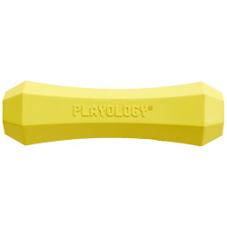 Playology Squeaky Chew Stick жевательная палочка с ароматом курицы (M  Желтый) P