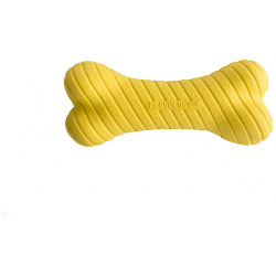 Playology Dual Layer Bone двухслойная жевательная косточка с ароматом курицы (11 5 см  Желтый)