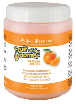 ISB Fruit of the Grommer Orange Восстанавливающая маска для слабой выпадающей шерсти с силиконом (250 мл ) Iv San Bernard 