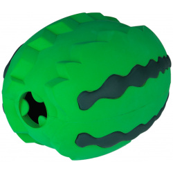 Mr Kranch игрушка для собак арбуз с ароматом курицы (15 см  Зеленый)
