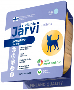 Jarvi мясной паштет с рыбой для собак всех пород чувствительным пищеварением (100 г ) 