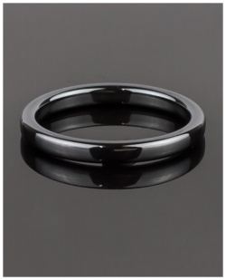 Кольцо Бусики Колечки 348040 Классика из гематита  Ширина кольца 3 4 мм