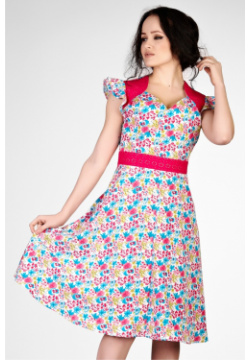 Платье SETTYs collection 431631 Очаровательное летнее с отделкой из
