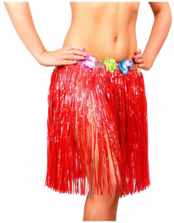 Гавайская юбка  цвет красный Страна Карнавалия 499538