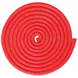 Скакалка для художественной гимнастики утяжеленная grace dance  3 м цвет красный 532116