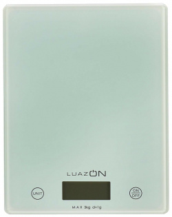 Весы кухонные luazon lvk 702  электронные до 7 кг белые Home 644110