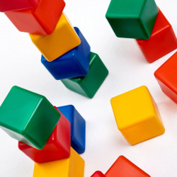 Набор цветных кубиков 16 штук  6 × см Соломон 763753