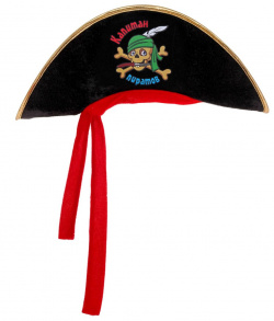 Шляпа пирата Страна Карнавалия 770506 «Капитан пиратов»  р 56 58