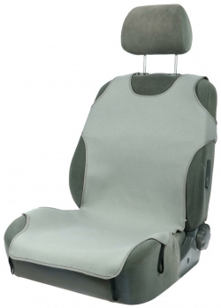 Чехол  майка torso на переднее сиденье 110×44 см серый набор 2 шт 862461