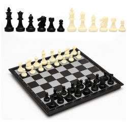 Шахматы  шашки нарды настольные игры магнитные набор 3 в 1 32 х см No brand 0979887