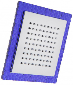 Лейка стационарная  квадратная z0153 15х15 см 1 режим пластик цвет синий/хром ZEIN 0959029