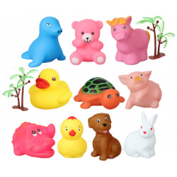 Набор резиновых игрушек для ванны Крошка Я 01058656 