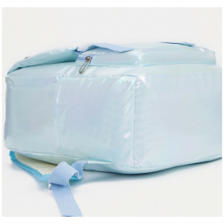 Рюкзак молодежный из текстиля на молнии  4 кармана цвет голубой No brand 01007690