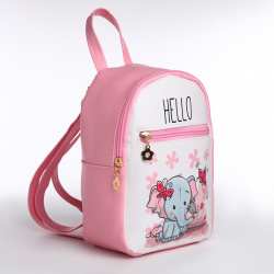 Рюкзак детский на молнии  цвет розовый Выбражулька 01023422