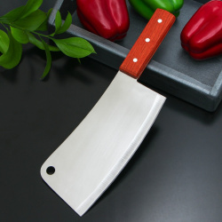 Нож  топорик кухонный доляна 0977208 «Изгиб»