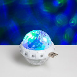 Световой прибор Luazon Lighting 0916086 «Двойной диско шар» 7 см