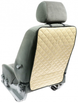 Защитная накидка на переднее сиденье  40 × 60 см оксфорд стеганная бежевая No brand 01014927