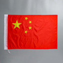 Флаг китая  60 х 90 см полиэфирный шелк TAKE IT EASY 0994663