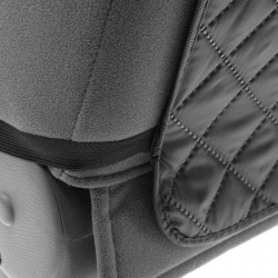 Накидка незапинайка на спинку сиденья cartage  оксфорд ромб 60 х 40 см черный 0995408