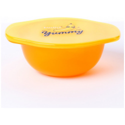 Тарелка для кормления banana yummy  c крышкой цвет желтый Mum&Baby 01106209