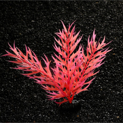 Растение искусственное аквариумное  светящееся 20 см красное Пижон Аква 01123459
