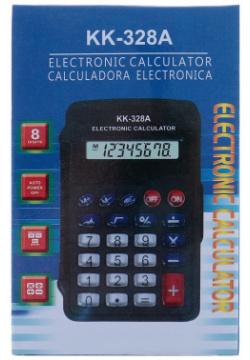 Калькулятор карманный  8 разрядный kk 328 с мелодией No brand 01135414