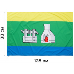 Флаг города екатеринбурга  90 х 135 см полиэфирный шелк без древка TAKE IT EASY 01152446