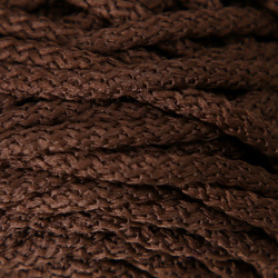 Шнур для вязания 100% полиэфир  ширина 5 мм 100м (шоколад) No brand 01155638