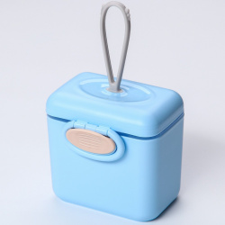 Контейнер для хранения детского питания 150 мл  с ложкой цвет голубой Mum&Baby 01162488