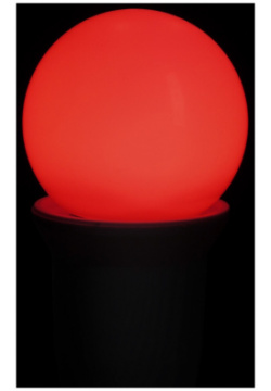 Лампа светодиодная luazon lighting  g45 е27 1 5 вт для белт лайта красная наб 20 шт 01169557