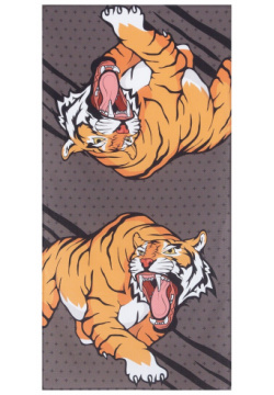 Набор подарочный этель tiger  полотенце 70х146см и аксессуары 01187201