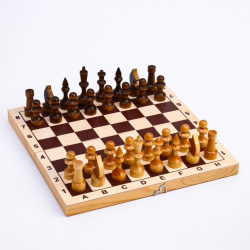 Шахматные фигуры обиходные  дерево король 7 2 см пешка 4 5 d No brand 01189780