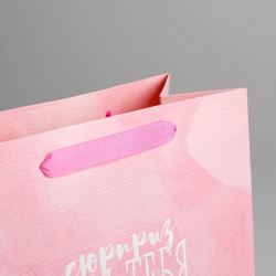 Пакет подарочный ламинированный вертикальный  упаковка Дарите Счастье 01226012