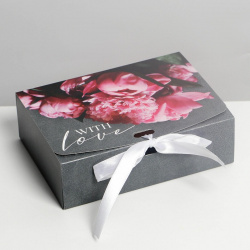 Коробка подарочная складная  упаковка Дарите Счастье 01228313
