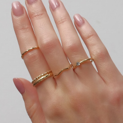 Кольцо набор 5 штук Queen fair 01200564 «Идеальные пальчики»