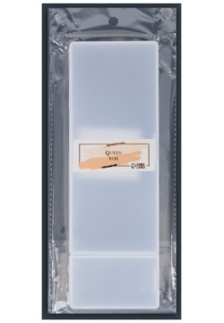 Органайзер для хранения  с крышкой 2 ячейки 7 × 21 5 см цвет белый полупрозрачный Queen fair 0517161