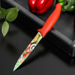 Нож кухонный с антиналипающим покрытием доляна 0940178