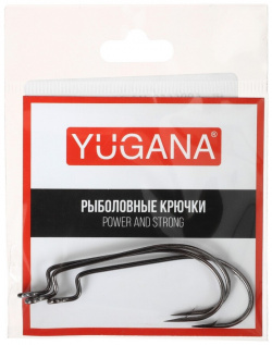 Крючки офсетные yugana oshaughnessy worm  № 4/0 3 шт 01205343