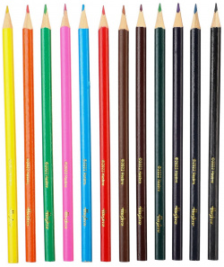 Цветные карандаши  12 цветов трехгранные трансформеры Hasbro (Хасбро) 01024985