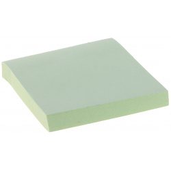 Блок с липким краем  76 мм х 100 листов пастель зеленый Calligrata 01201482