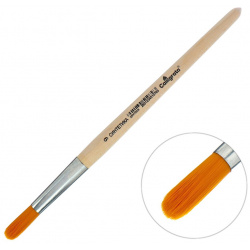 Кисть синтетика круглая № 9 (диаметр обоймы мм; длина волоса 28 мм)  деревянная ручка calligrata 01202064