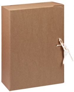 Короб архивный с завязками  100 мм переплетный картон calligrata разборный без покрытия клапан мгк до 900 листов 01235539