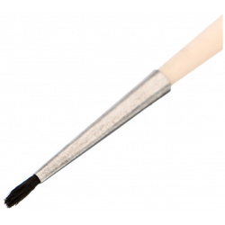 Кисть для рисования  белка круглая № 0 (диаметр обоймы 1 мм; длина волоса 5 мм) деревянная ручка calligrata 01249176