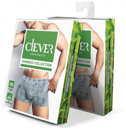 Трусы CLEVER 01242330 Мужские шорты изготовлены из трикотажного